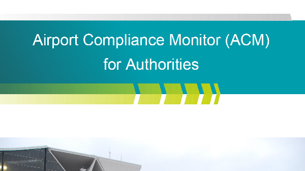 Flyer: Airport Compliance Monitor (ACM) für Behörden (en)