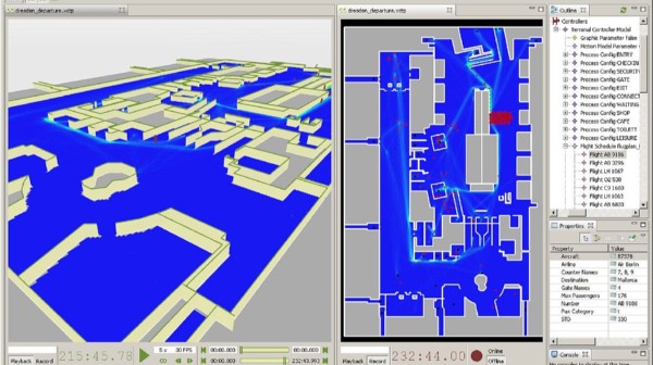 Stress test of the airport terminals in Berlin