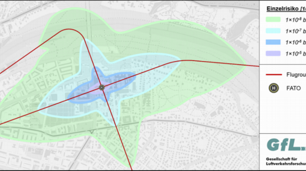GfL publishes methodology for determining external risks from helicopter flight operations at airports and helipads in journal “Ingenieurspiegel”