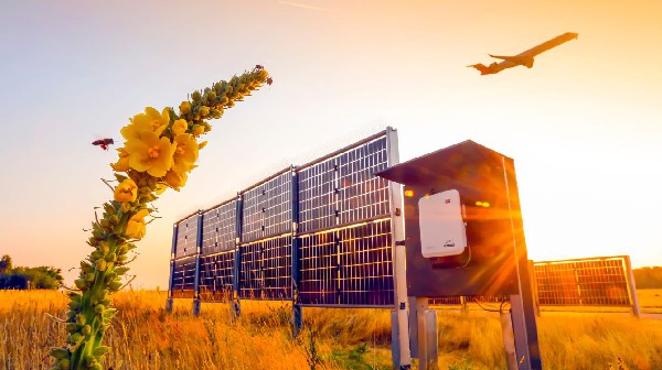 Hindernisgutachten akzeptiert: Fraport errichtet 17,4 MWp-Photovoltaikanlage entlang „Startbahn West“